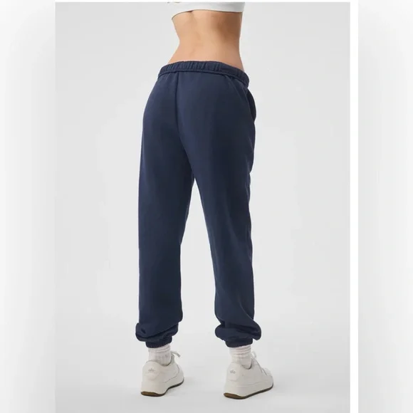 ALO Accolade Navy Sweatpants - Picture 3 of 9